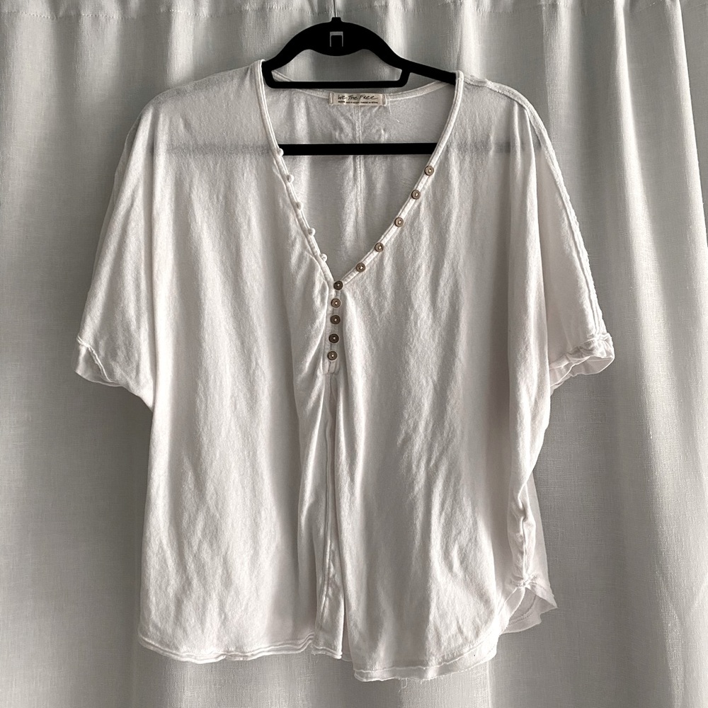 Free People - We the Free - Savannah Tee - White **style no longer available***